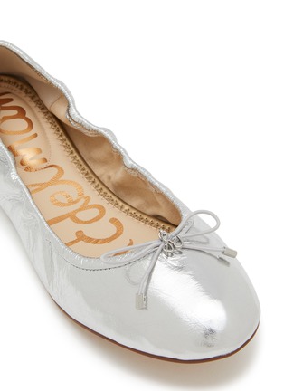 Detail View - Click To Enlarge - SAM EDELMAN - Felicia Leather Ballet Flats