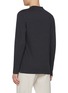 Back View - Click To Enlarge - BRUNELLO CUCINELLI - Logo Embroidered Crewneck Cotton T-shirt