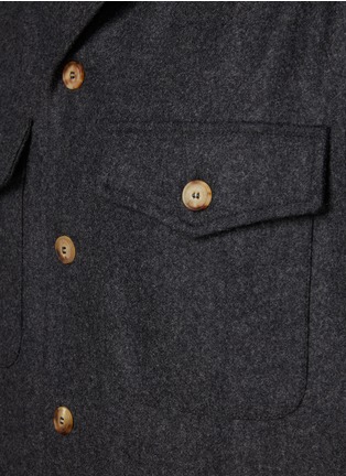  - BRUNELLO CUCINELLI - Wool Flannel Shirt