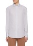 Main View - Click To Enlarge - BRUNELLO CUCINELLI - Spread Collar Stripe Cotton Shirt