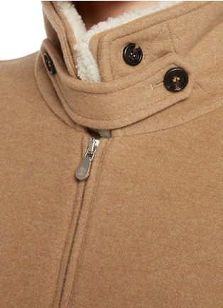  - BRUNELLO CUCINELLI - Stand Collar Cashmere Blouson Jacket