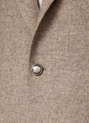  - BRUNELLO CUCINELLI - Peal Lapel Single Breasted Yak Blazer