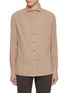 Main View - Click To Enlarge - BRUNELLO CUCINELLI - Spread Collar Corduroy Cotton Shirt