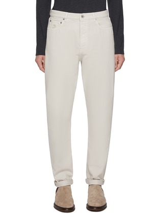 Main View - Click To Enlarge - BRUNELLO CUCINELLI - Five Pocket Cotton Pants