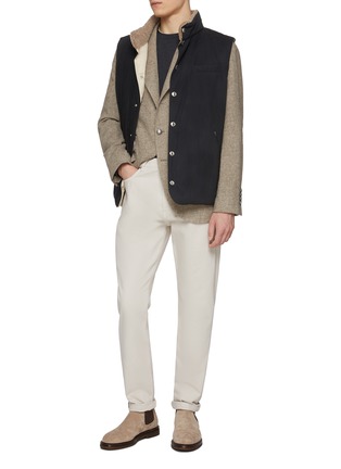 Figure View - Click To Enlarge - BRUNELLO CUCINELLI - Five Pocket Cotton Pants