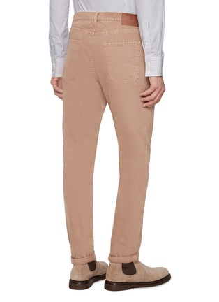 Back View - Click To Enlarge - BRUNELLO CUCINELLI - Five Pocket Cotton Pants