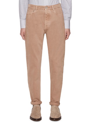 Main View - Click To Enlarge - BRUNELLO CUCINELLI - Five Pocket Cotton Pants