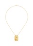 Detail View - Click To Enlarge - MARIE LICHTENBERG - Love You Diamond 18K Gold Scapular Chain Necklace