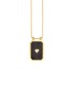 Detail View - Click To Enlarge - MARIE LICHTENBERG - Ebony Heart Diamond 18K Gold Scapular Chain Necklace