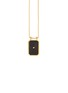  - MARIE LICHTENBERG - Ebony Heart Diamond 18K Gold Scapular Chain Necklace