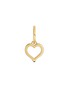 Detail View - Click To Enlarge - MARIE LICHTENBERG - Baby Charm Heart 18K Gold Single Earring