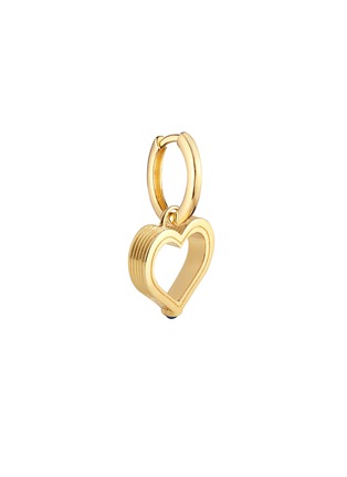 Main View - Click To Enlarge - MARIE LICHTENBERG - Baby Charm Heart 18K Gold Single Earring