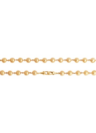 Detail View - Click To Enlarge - MARIE LICHTENBERG - Grain d'Or 14K Gold Chain Necklace