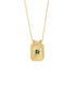 Detail View - Click To Enlarge - MARIE LICHTENBERG - Clover 18K Gold Scapular Chain Necklace