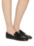 Figure View - Click To Enlarge - PEDDER RED - Andie Leather Loafers