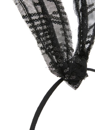 Detail View - Click To Enlarge - MAISON MICHEL - Heidi' Bunny Head Band