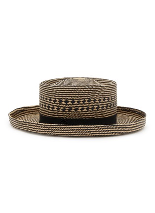 Main View - Click To Enlarge - MAISON MICHEL - Sonjador Brisa Straw Boater Hat