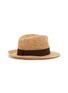 Figure View - Click To Enlarge - MAISON MICHEL - Elias Raffia Fedora Hat