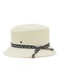 Main View - Click To Enlarge - MAISON MICHEL - Axel Linen Paper Straw Rollable Bucket Hat