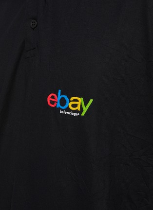  - BALENCIAGA - X eBay Oversized Ebay Logo Cotton T-Shirt