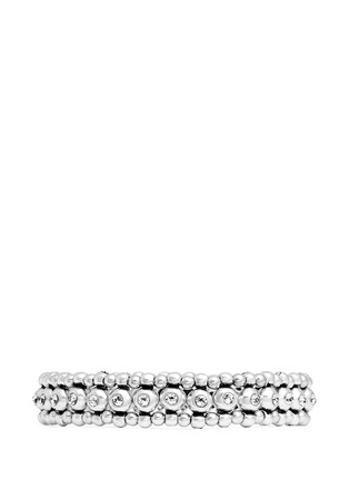 Main View - Click To Enlarge - PHILIPPE AUDIBERT - Round bead crystal elastic bracelet