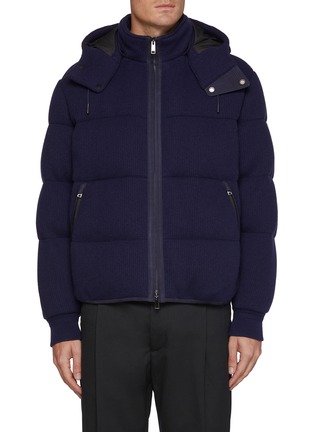 Main View - Click To Enlarge - ZEGNA - Oasi Cashmere Hooded Puffer Jacket