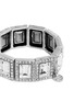 Detail View - Click To Enlarge - PHILIPPE AUDIBERT - 'Elea' emerald cut crystal elastic bracelet