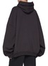 Back View - Click To Enlarge - BALENCIAGA - Eye Exam Print Cotton Oversized Hoodie