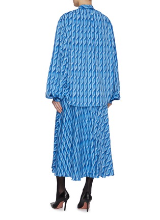 Back View - Click To Enlarge - BALENCIAGA - Double Sleeve Dress