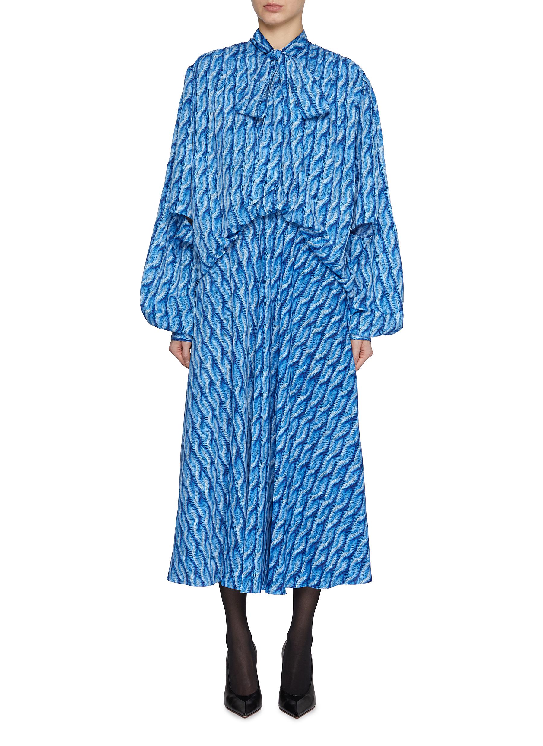BALENCIAGA | Double Sleeve Dress | Women | Lane Crawford