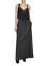 Figure View - Click To Enlarge - BALENCIAGA - Patched Slip Dress