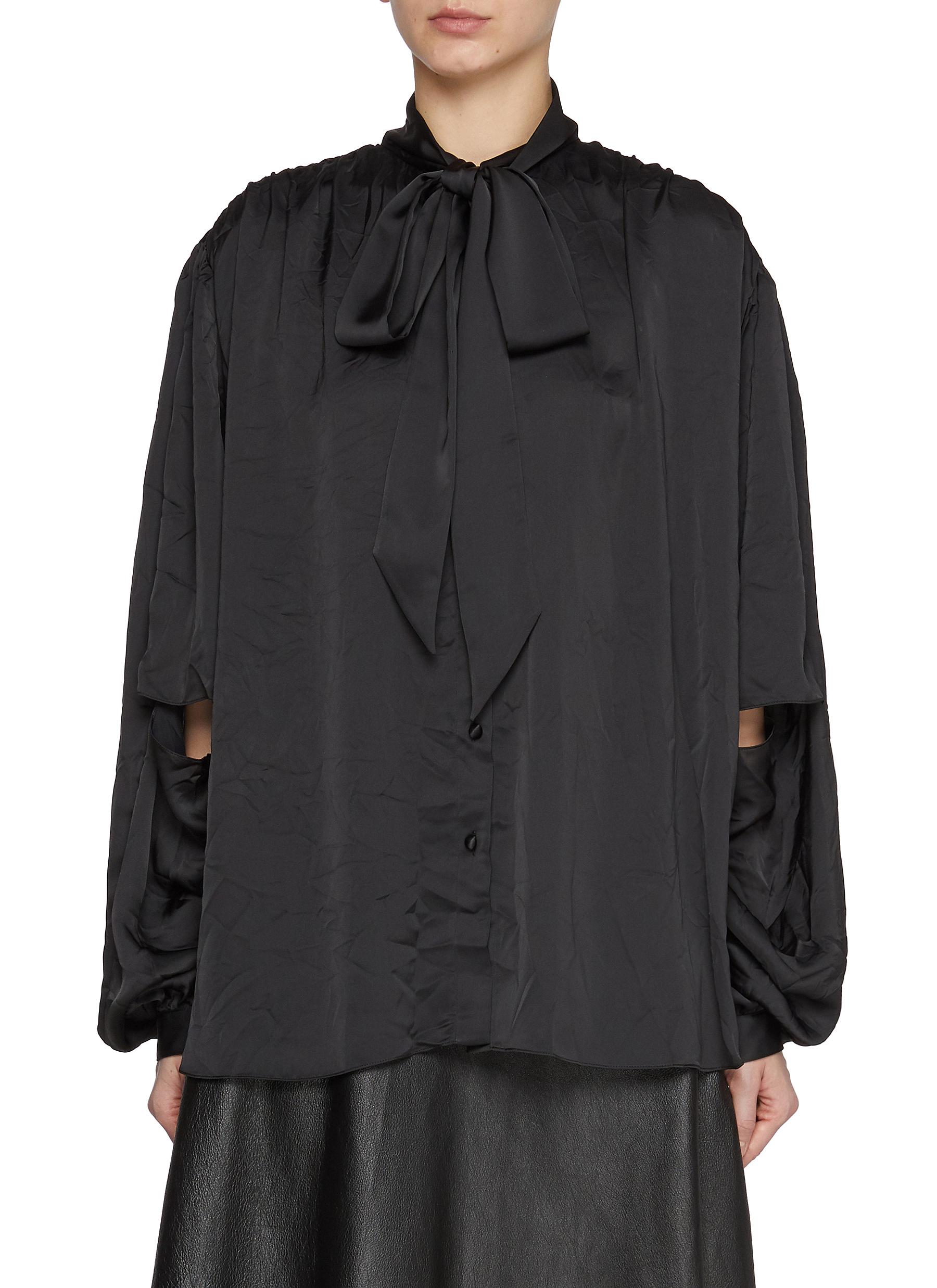 Sienna Silk Shirt-Black | Boden USA