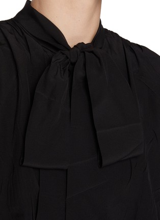  - BALENCIAGA - Double Sleeve Silk Dress