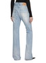 Back View - Click To Enlarge - BALENCIAGA - Washed Distressed Waist Denim Jeans