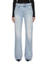 Main View - Click To Enlarge - BALENCIAGA - Washed Distressed Waist Denim Jeans