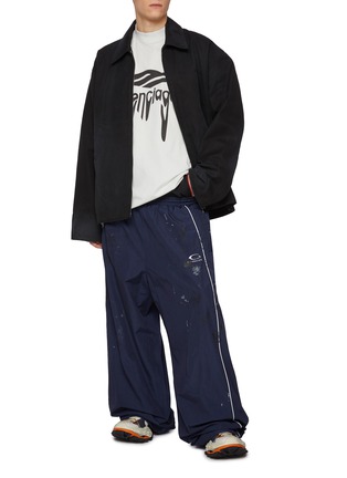 Figure View - Click To Enlarge - BALENCIAGA - Splatter Track Pants