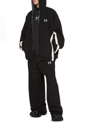 Figure View - Click To Enlarge - BALENCIAGA - x Under Armour Reversible Logo Track Pants