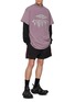 Figure View - Click To Enlarge - BALENCIAGA - Liquidified Logo Oversized Cotton T-shirt