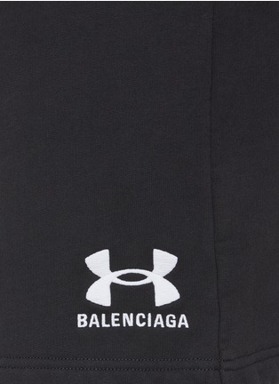  - BALENCIAGA - x Under Armour  Logo Cotton Sweatshorts