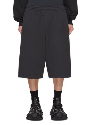 Main View - Click To Enlarge - BALENCIAGA - x Under Armour  Logo Cotton Sweatshorts