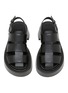 Detail View - Click To Enlarge - JW ANDERSON - Stripe Platformed Leather Sandals