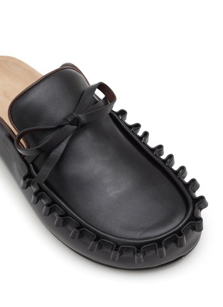 Detail View - Click To Enlarge - JW ANDERSON - Ruffle Leather Loafer Mules