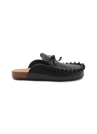 Main View - Click To Enlarge - JW ANDERSON - Ruffle Leather Loafer Mules