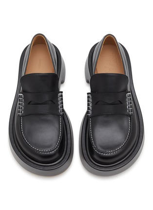 Detail View - Click To Enlarge - JW ANDERSON - Platform Moccassin Leather Loafers