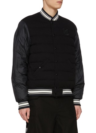 Detail View - Click To Enlarge - MONCLER - Longue Saison Boucher Reversible Bomber Jacket