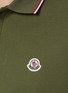  - MONCLER - Logo Patch Cotton Polo Shirt