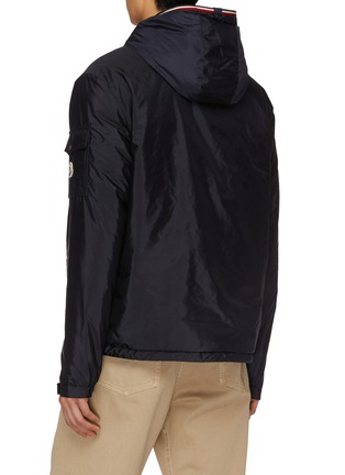 Back View - Click To Enlarge - MONCLER - Tricolour Trim Zip Up Jacket