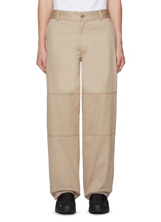 Main View - Click To Enlarge - MONCLER - Knee Panel Half Elasticated Band Pants