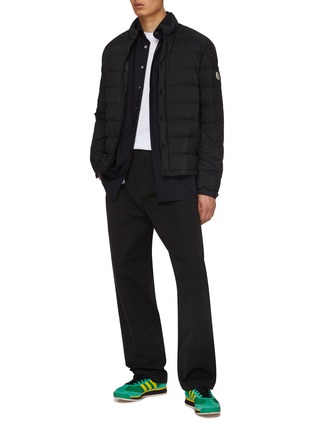 Figure View - Click To Enlarge - MONCLER - Snap Collar Puffer Jacket