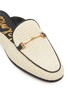 Detail View - Click To Enlarge - SAM EDELMAN - Linnie Horsebit Raffia Slides